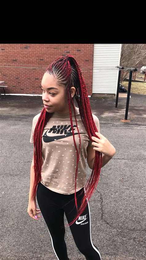 Your choice of braids hairstyles is pivotal in the way the world perceives you. Red braids ️ (With images) | Hair styles, Braided ...