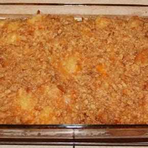 Add the drained pineapple chunks, and stir until ingredients are well combined. Paula Deen's Pineapple Casserole Recipe - (3.8/5) | Recipe ...