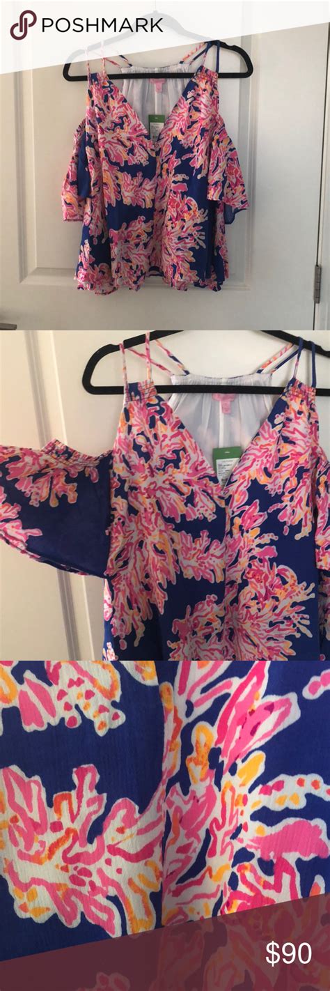 Nwt Lilly Pulitzer Bellamie Top Its Eelectric S Clothes Design
