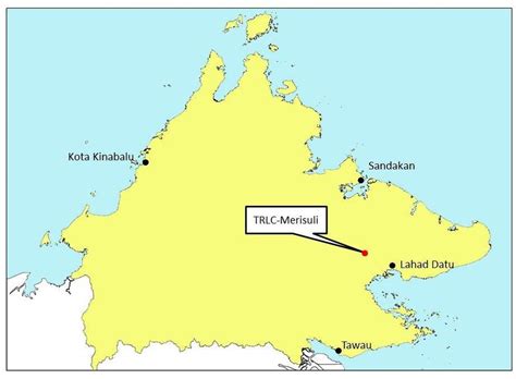 The Location Of Trlc Merisuli In Lahad Datu Sabah Download