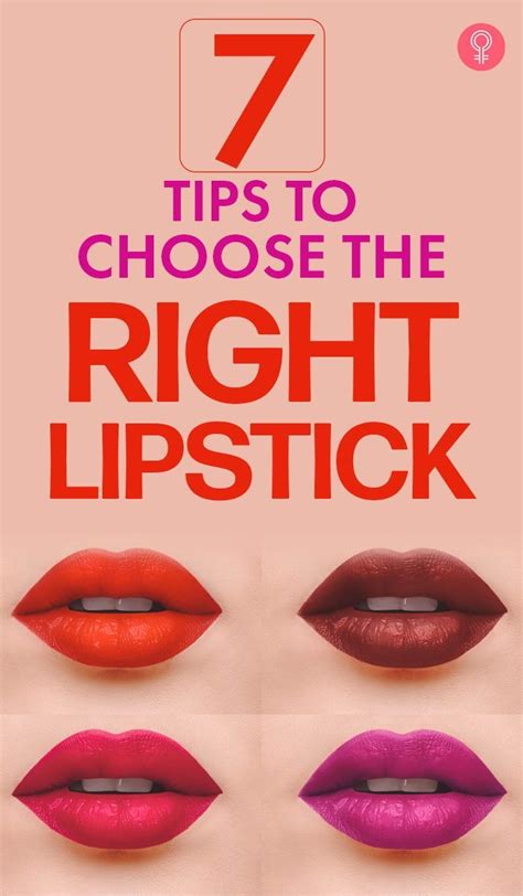 7 Tips For Choosing The Right Lipstick For You Lipstick Tutorial Skin Shades Lipstick Shades