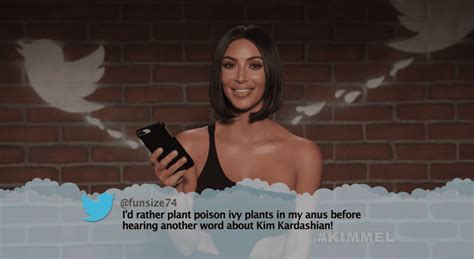 Kim Kardashian Reads Hilarious Mean Tweet About Herself