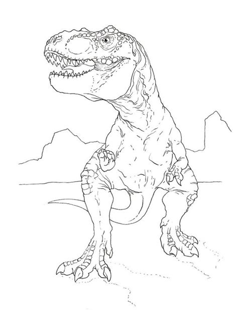 Coloring Page Of Indominus Rex Coloring Home