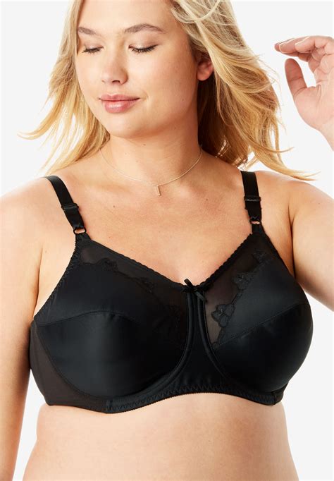 Flower Underwire Bra By Bali® Plus Size Underwire Bras Woman Within