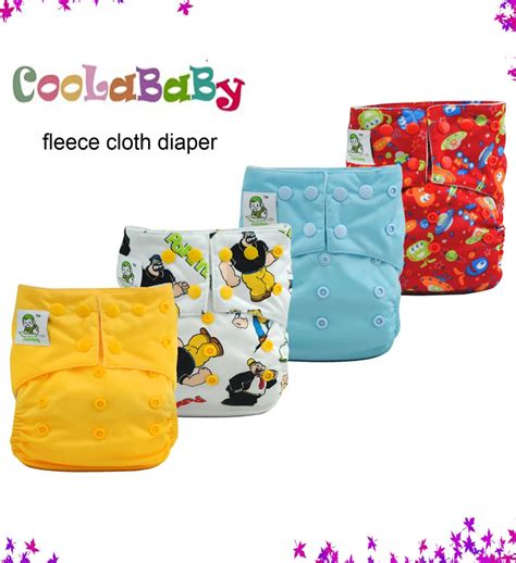 New 9 Coolababy Pocket Reusable Cloth Diaper Nappies With Double Inner