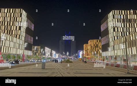 Lusail Plaza Tower 4 Drone Show Lusail Boulevard Qatar Stock Photo Alamy