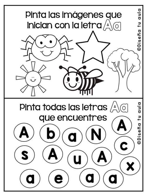 Fotos En Ejercicios Letras Preescolar In B