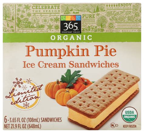 Buy Pumpkin Pie Ice Cream Sandwiches Simplemost