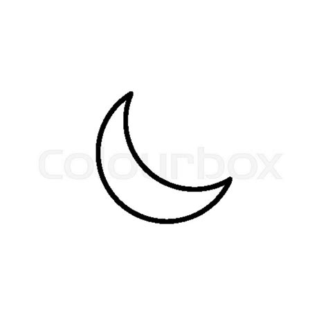 Crescent Moon Vector Art At Getdrawings Free Download