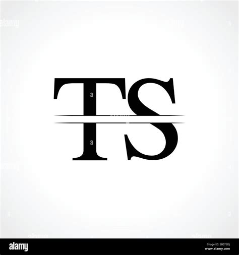 Plantilla De Vector De Diseño De Logotipo De Ts Con Letra Inicial