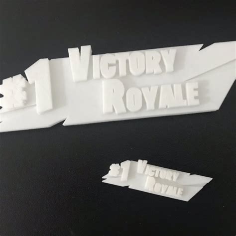 3d Printable Fortnite Victory Royale By Hazim Aminuddin