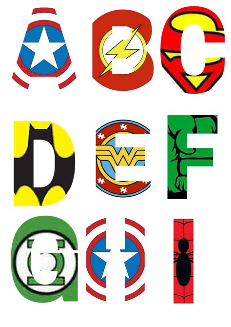 They're a colorful way to make a fun and friendly atmosphere for your students. Letters clipart superhero, Letters superhero Transparent ...