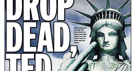 New York Daily News Gives The Middle Finger To Ted Cruz On Its Front