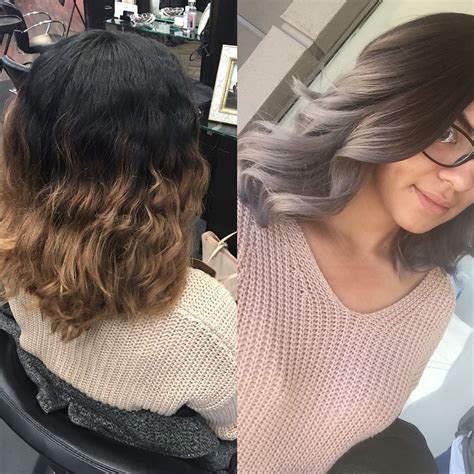 Black And White Ombre Hair Short Hair Style Lookbook For Trends