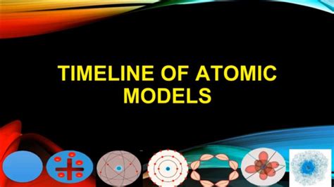Timeline Of Atomic Models Youtube