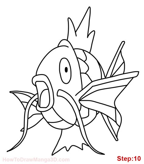 How To Draw Magikarp Pokemon