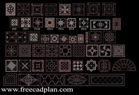 Architecture Pattern Dwg Cad Block Free Download Free Cad Plan