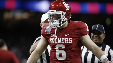 Oklahoma Sooners Qb Baker Mayfield Arrested For Public Intoxication