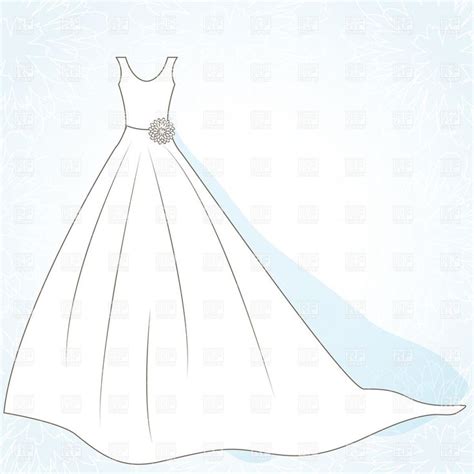 Best Wedding Dress Outline 10119 Fashion