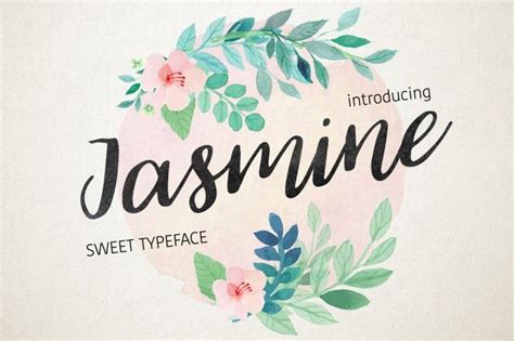 Jasmine Written In Calligraphy Calli Graphy