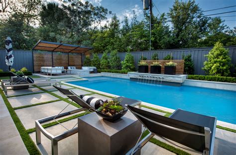 Lansdowne Modern Swimming Pool Outdoor Living Modern