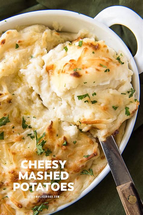 easy cheesy mashed potatoes recipe