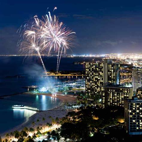 The Feel Flows Waikiki Fireworks Hilton Hawaiian Village