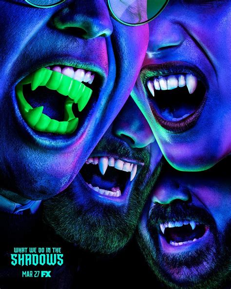 “What We Do in the Shadows” TV Series Posters Feature Neon Style