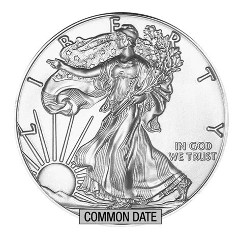 1 Oz American Silver Eagle Coin Common Date Buy Online At Goldsilver