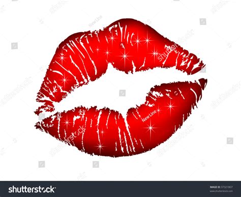 Lipstick Kiss Stock Vector Royalty Free 37321807 Shutterstock