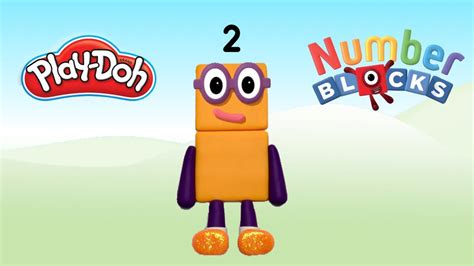 Numberblocks Number Two Play Doh How To Make Numberblocks Out Of