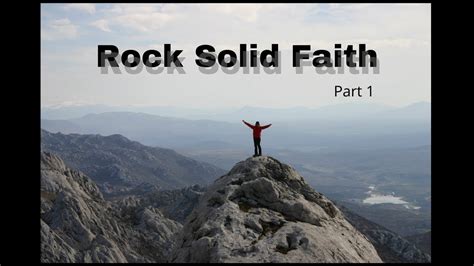 Rock Solid Faith Pt 1 April 26 2020 Harvest Life Victory Church