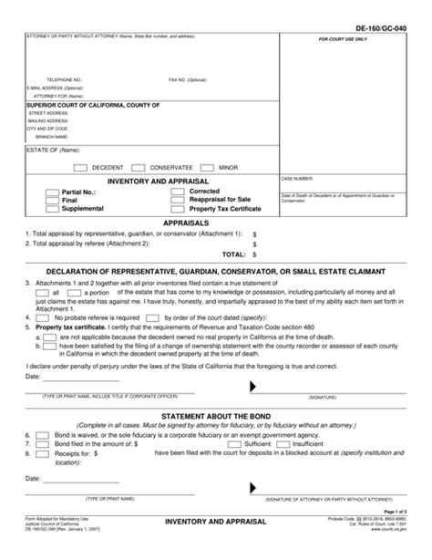 Form De 160 Gc 040 Fill Out Sign Online And Download Fillable Pdf