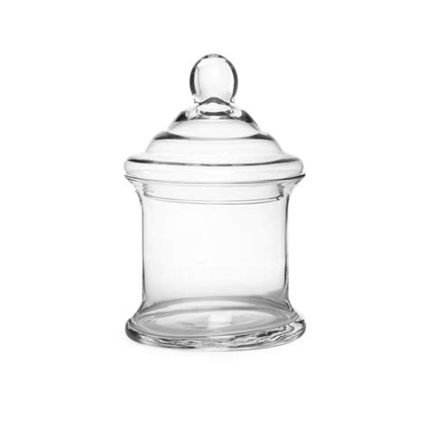 Glass Candy Jar Cylinder With Lid 14 5dx24cmh Santospirito Flowers And Wholesalers