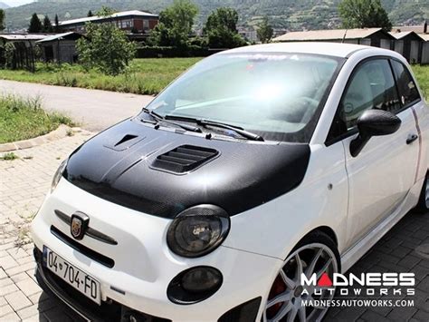 Top 75 Images Fiat 500 Abarth Carbon Fiber Hood In Thptnganamst Edu Vn