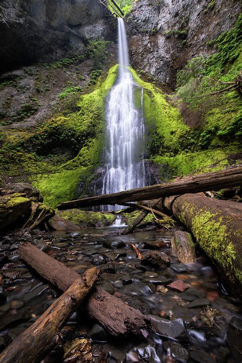 Marymere Falls Photograph By Andrew Nalley Fine Art America