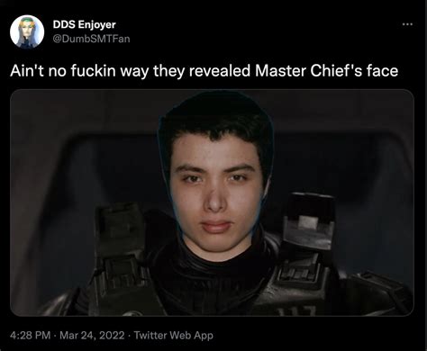 Master Chief Face Reveal Halo Tv Series Know Your Meme