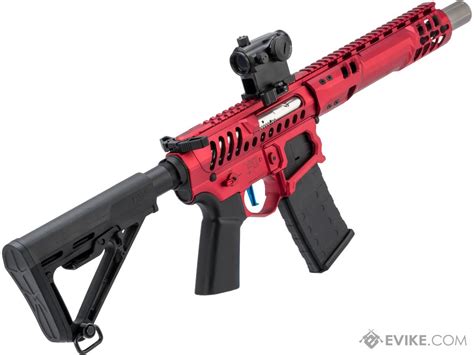Evike Performance Shop Custom Emg F 1 Firearm Sbr Airsoft Aeg Rifle Color Red Gate Titan