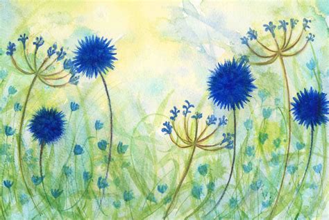 Life Art And Alteration Easy Watercolour Wild Flowers