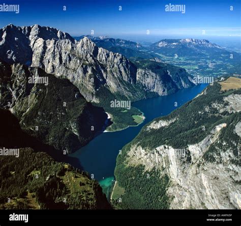 View Of Koenigssee King Lake And Mt Watzmann Berchtesgadener Land