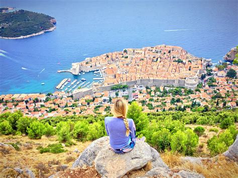 A Year Ago Today On Top Of Mount Srd Overlooking The City Walls Of Dubrovnik R Travel