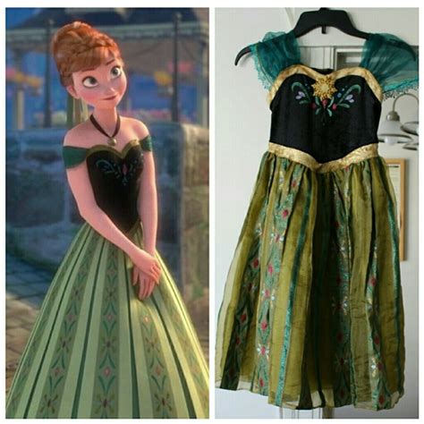 Disney Costumes Frozen Anna Coronation Dress Poshmark