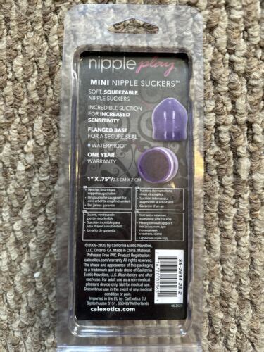 California Exotic Novelties Mini Nipple Suckers Purple Free Shipping