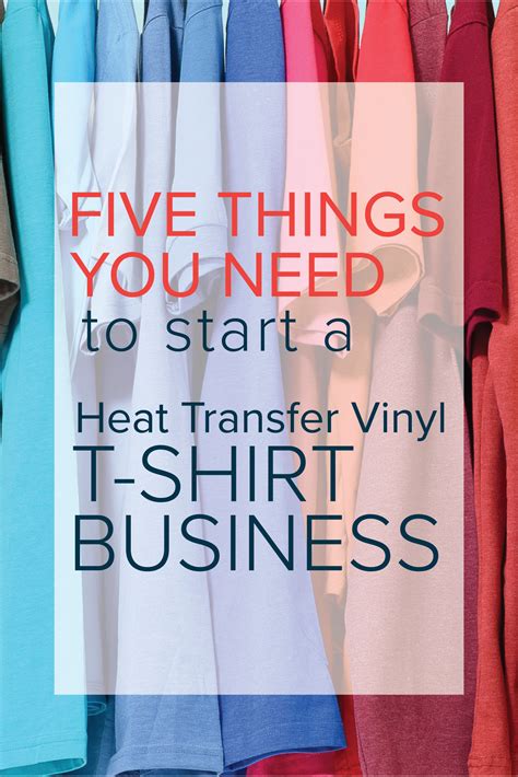 This guide will take you through everything you need to get started, from how to pick the right albums to how to get the most from your new turntable. Ready to create your T-shirt empire with heat transfer vinyl? Here are the five things you need ...