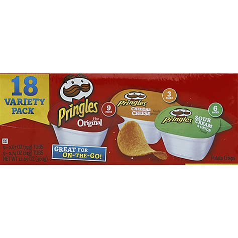 Pringles Variety Pack Potato Crisps 18 Ct Pack Potato Riesbeck