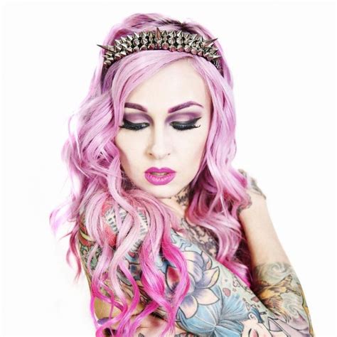 Idea By Jamie Little On Tattoos Girl Tattoos Beauty Tattoos Pink Hair