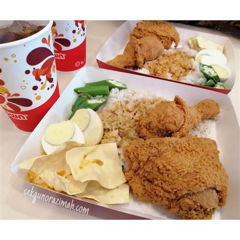 Indulge in the tender and crispy fried chicken and. Nasi Kandar Marrybrown | Sedap ke? ~ Cikgu Norazimah