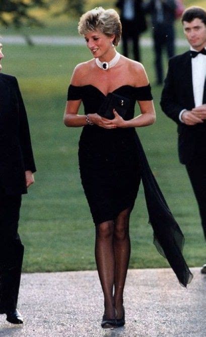 Princess Diana In The The Revenge Dress In June 29 1994 Princess
