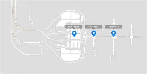 Denver Terminal B Map