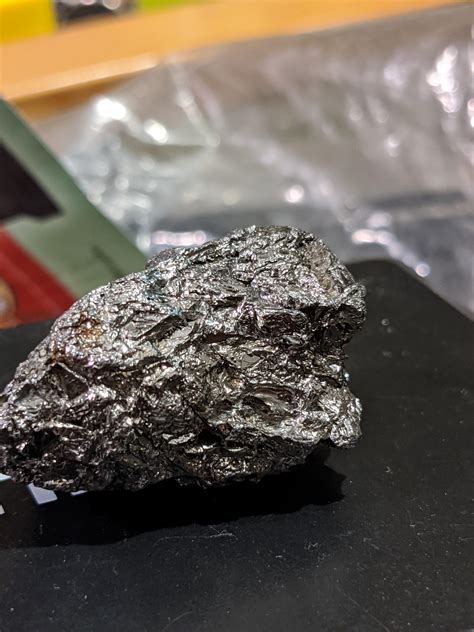 Meteorite Non Magnetic But Crystalized And A Lot Of The Surface Shows